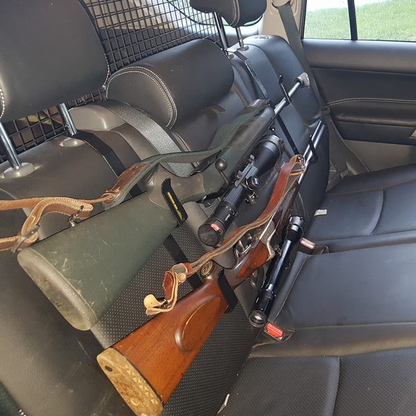 BILXXY 2Pack Autositz Rücken Gewehrhalter, Kfz-Gewehrregale Gun